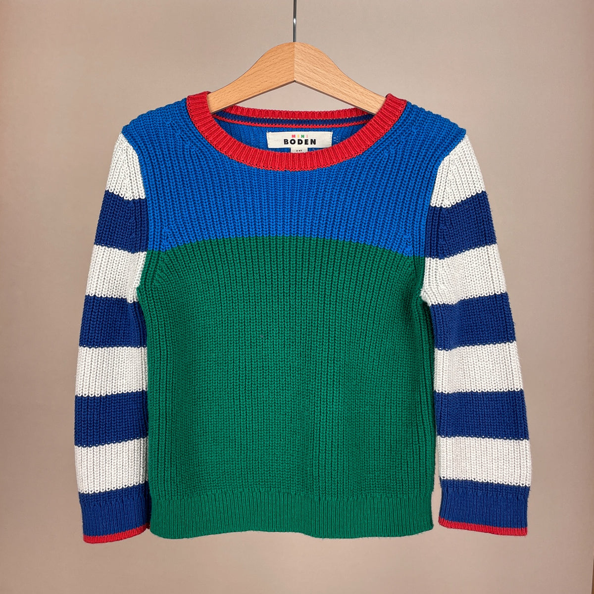 Mini Boden Kinder-Strickpullover Größe 104 Vorderseite