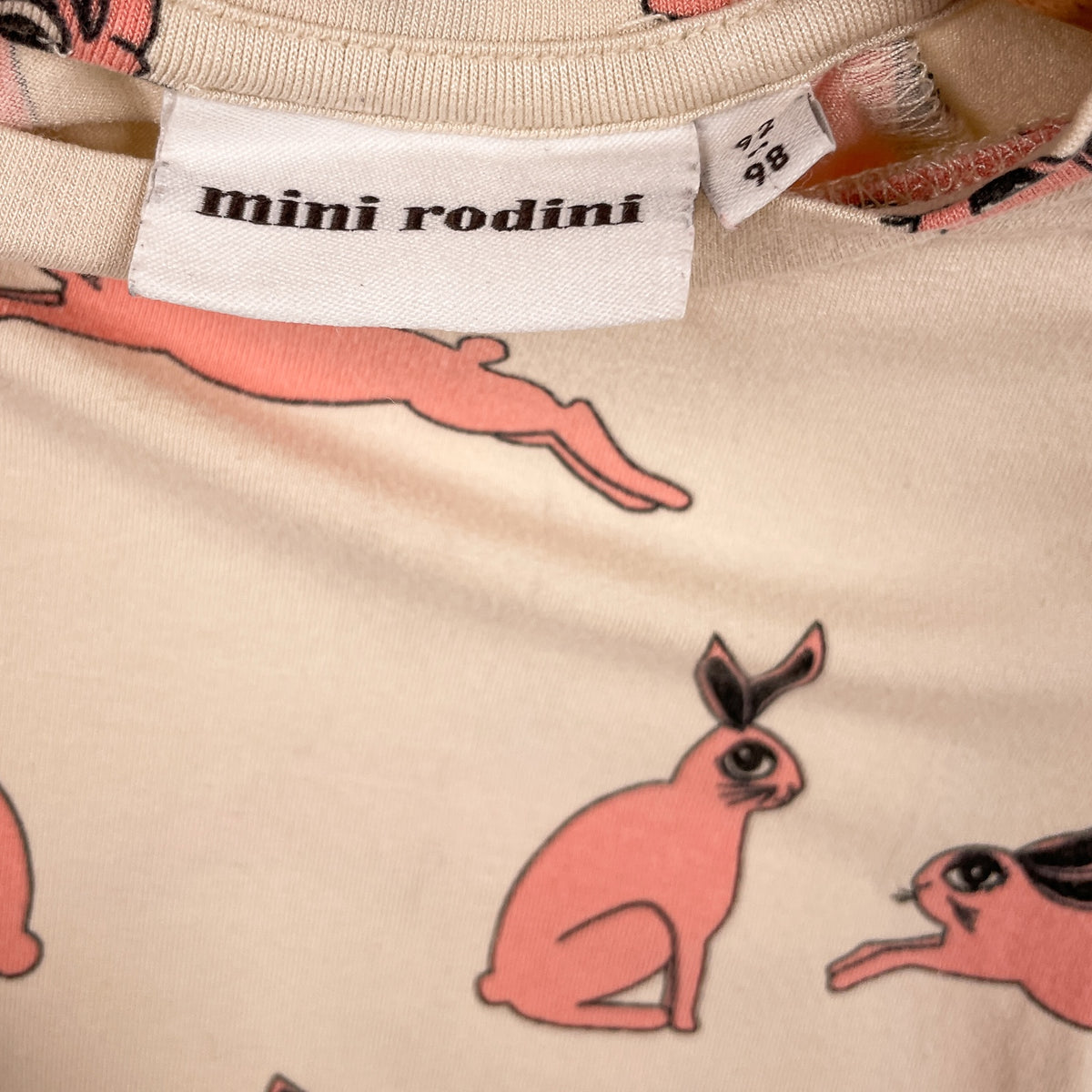 Mini Rodini Größenetikett Größe 98