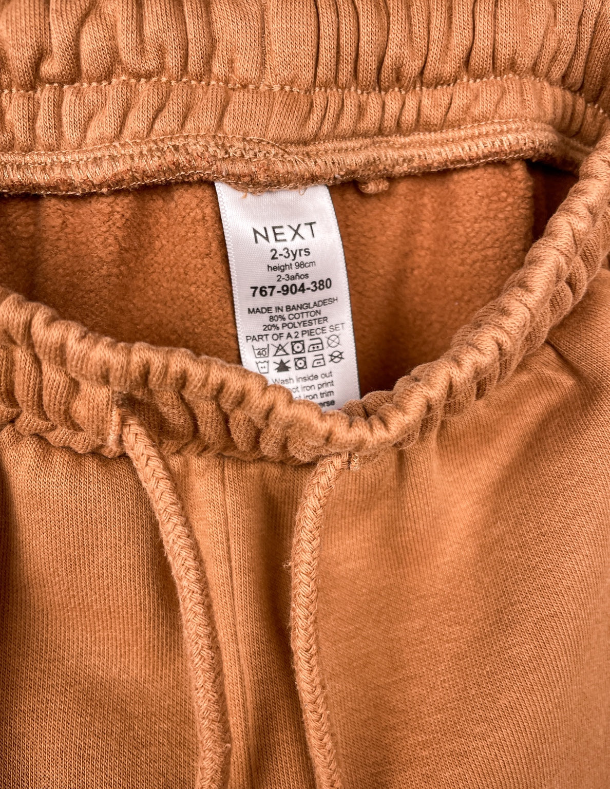 Next Sweatset Größe 98 2 bis 3 Jahre Material 80 Prozent Baumwolle 20 Prozent Polyester