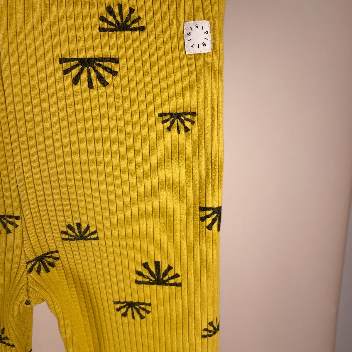 Sproet & Sprout Ripp-Schlaghose Detail Print und Stoff