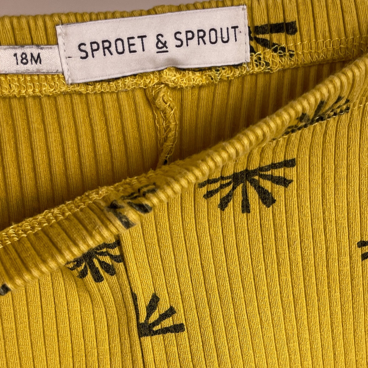 Sproet & Sprout Ripp-Schlaghose Markenlabel 18M