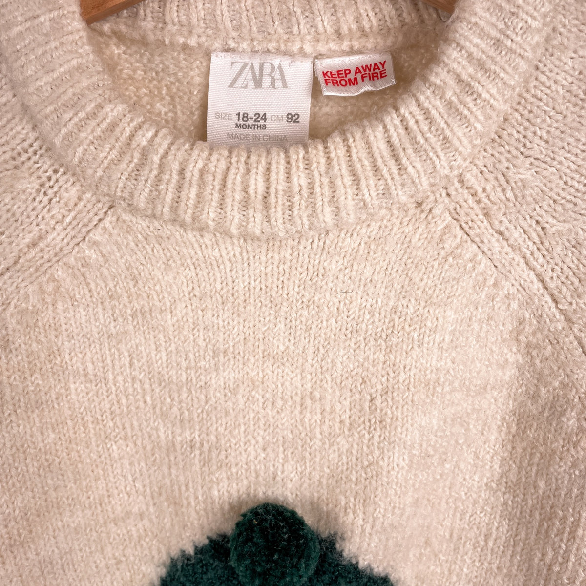 Zara Kinder Pullover Größe 92 Etikett