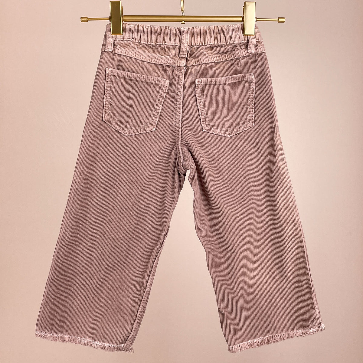 Zara Mädchen Cordhose Rosa Größe 92 Rückansicht