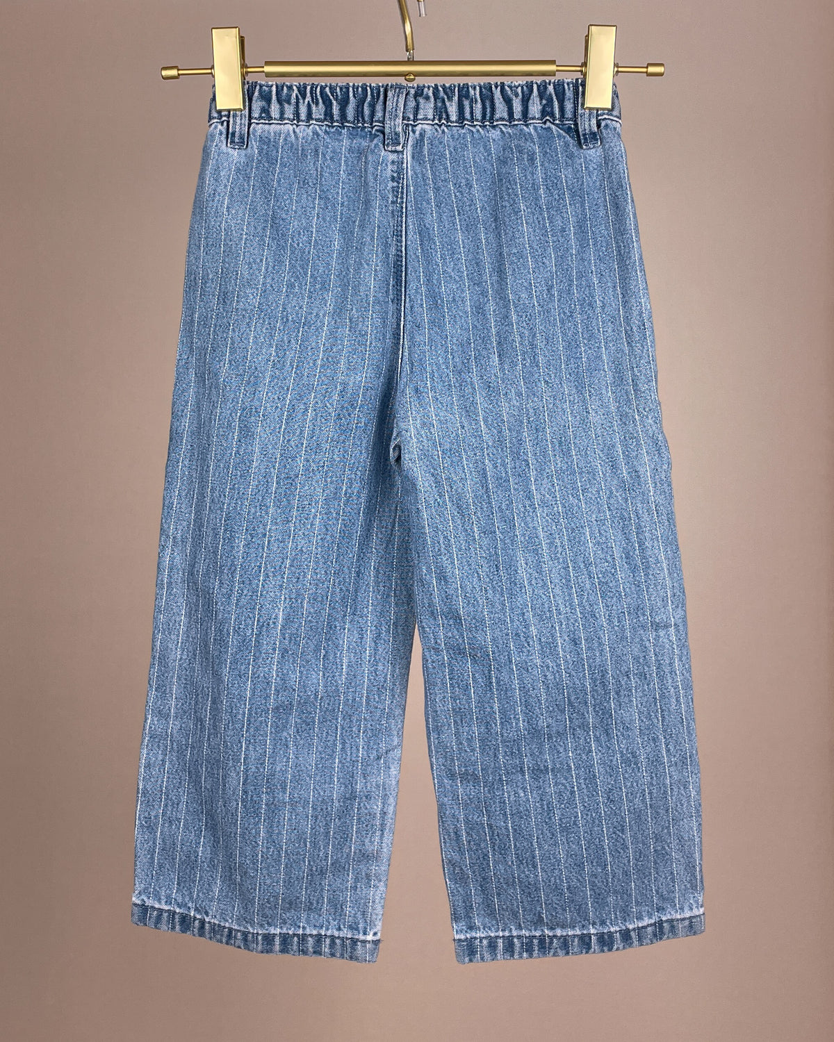 Zara Mädchen-Jeans mit Nadelstreifen, Rückansicht