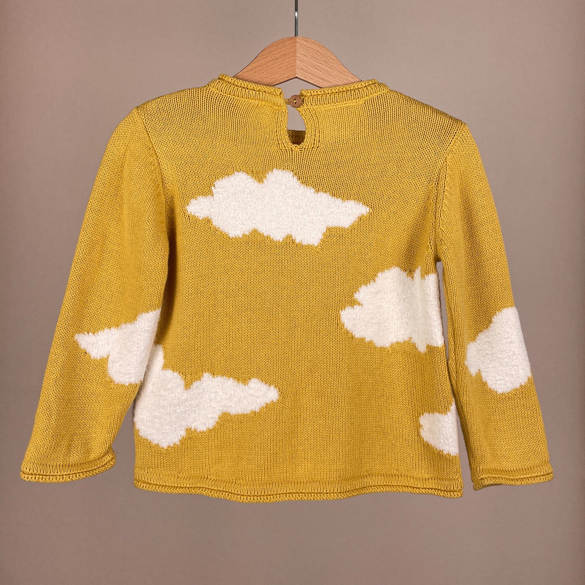 ZARA Knitwear Pullover mit Wolken Größe 86 Rückseite